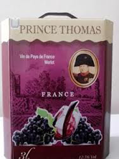Rượu vang Prince Thomas Cabernet 3L